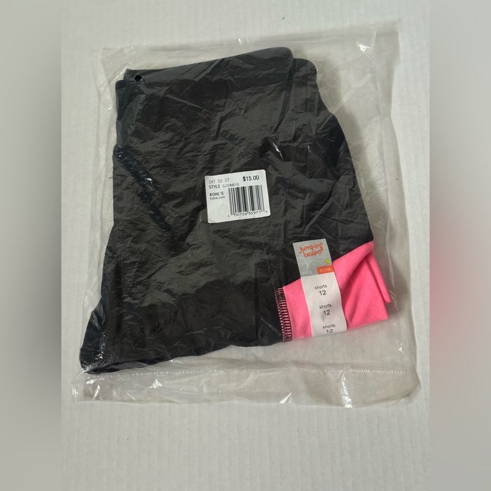 NWT - Jumping Beans Black and Pink Shorts